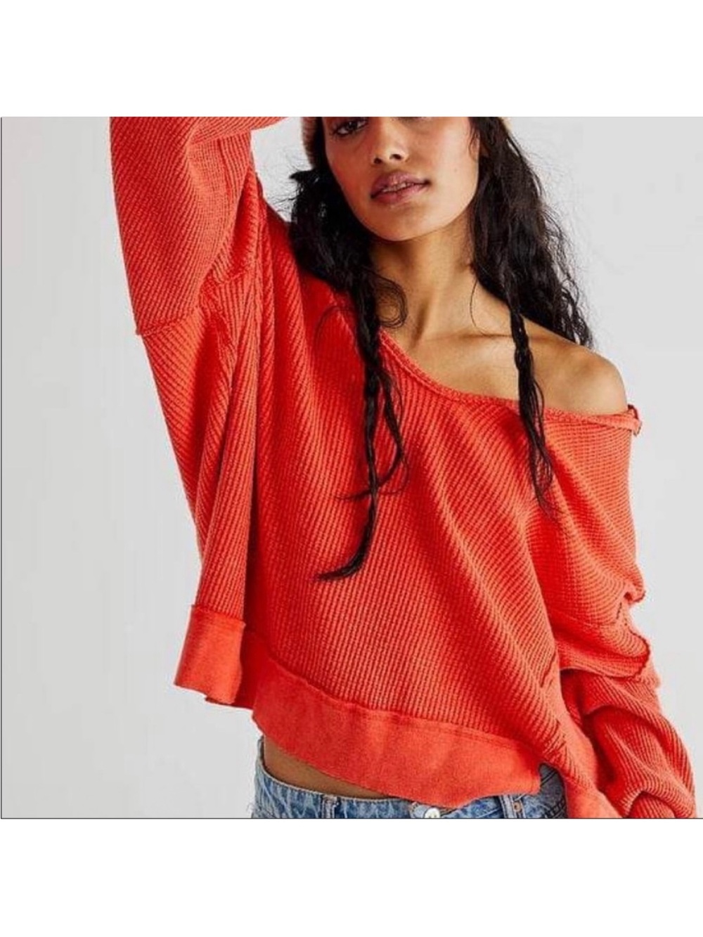 Free People Buttercup Thermal in Primrose Size Small